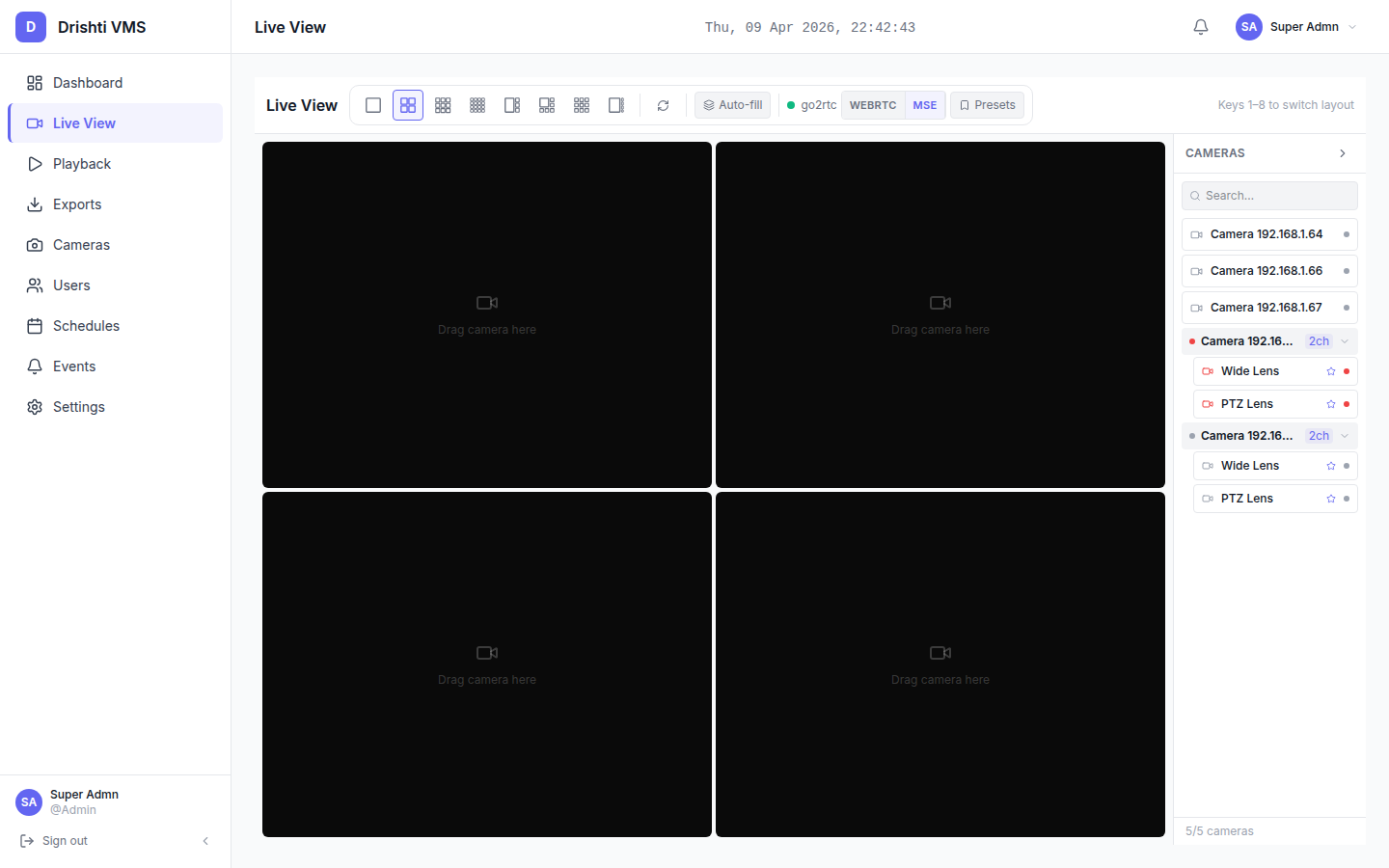 Senteguard — Live View